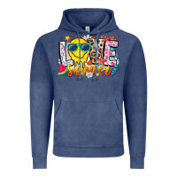 Vintage Denim Love Summer Vintage Hoodie - CowhideDigitalArt