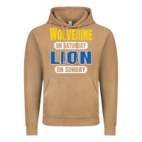 Vintage Camel wolverine on saturday lion on sunday fans detroit vintage pullover hoo Vintage Hoodie - linhVisuals