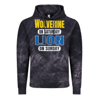 Cloud Black wolverine on saturday lion on sunday fans detroit vintage pullover hoo Vintage Hoodie - linhVisuals
