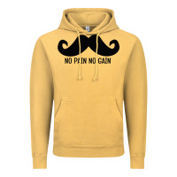 Vintage Mustard MUSTACHE Vintage Hoodie - linhVisuals
