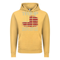 Vintage Mustard vintage usa american flag trump was right about everything pullover ho Vintage Hoodie - linhVisuals