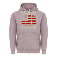 Vintage Zinc vintage usa american flag trump was right about everything pullover ho Vintage Hoodie - linhVisuals