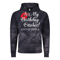 Cloud Black womens it's my birthday bitches! funny drunk party birthday girls v ne Vintage Hoodie - linhVisuals