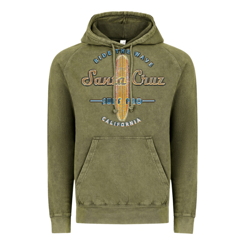 Santa Cruz, Ca Vintage Surfers Tshirt Vintage Hoodie by linhVisuals | Teevron