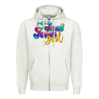 Oatmeal Heather just a small town girl Zipper Hoodie - JahusDesignShop