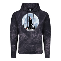 Cloud Black santa bigfoot christmas rock funny sasquatch believe xmas t shirt Vintage Hoodie - linhVisuals