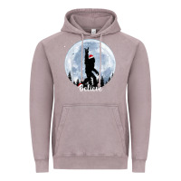 Vintage Zinc santa bigfoot christmas rock funny sasquatch believe xmas t shirt Vintage Hoodie - linhVisuals