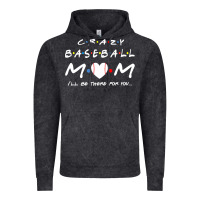 Vintage Black baseball coach crazy mom baseball Vintage Hoodie - linhVisuals