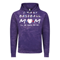 Cloud Purple baseball coach crazy mom baseball Vintage Hoodie - linhVisuals