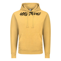 Vintage Mustard good trouble Vintage Hoodie - linhVisuals