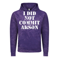 Cloud Purple i did not commit arson for arson investigator t shirt Vintage Hoodie - linhVisuals