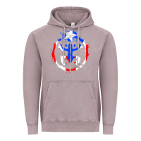 Vintage Zinc taino coqui symbol   boricua   hispanic heritage t shirt Vintage Hoodie - linhVisuals