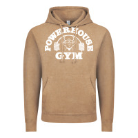 Vintage Coffee POWERHOUSE GYM POPULAR Vintage Hoodie - linhVisuals