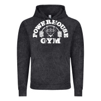 Vintage Black POWERHOUSE GYM POPULAR Vintage Hoodie - linhVisuals