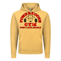 Vintage Mustard POWERHOUSE GYM CLASSIC Vintage Hoodie - linhVisuals