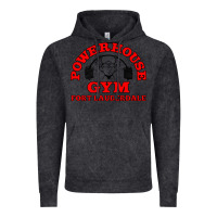Vintage Black POWERHOUSE GYM CLASSIC Vintage Hoodie - linhVisuals