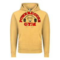 Vintage Mustard POWERHOUSE GYM VINTAGE SPORT Vintage Hoodie - linhVisuals