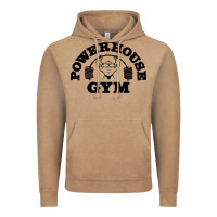 Vintage Coffee POWERHOUSE GYM Vintage Hoodie - linhVisuals
