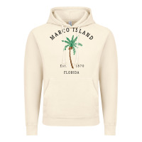 Vintage Artic womens marco island florida colorful palm tree retro novelty art v nec Vintage Hoodie - linhVisuals