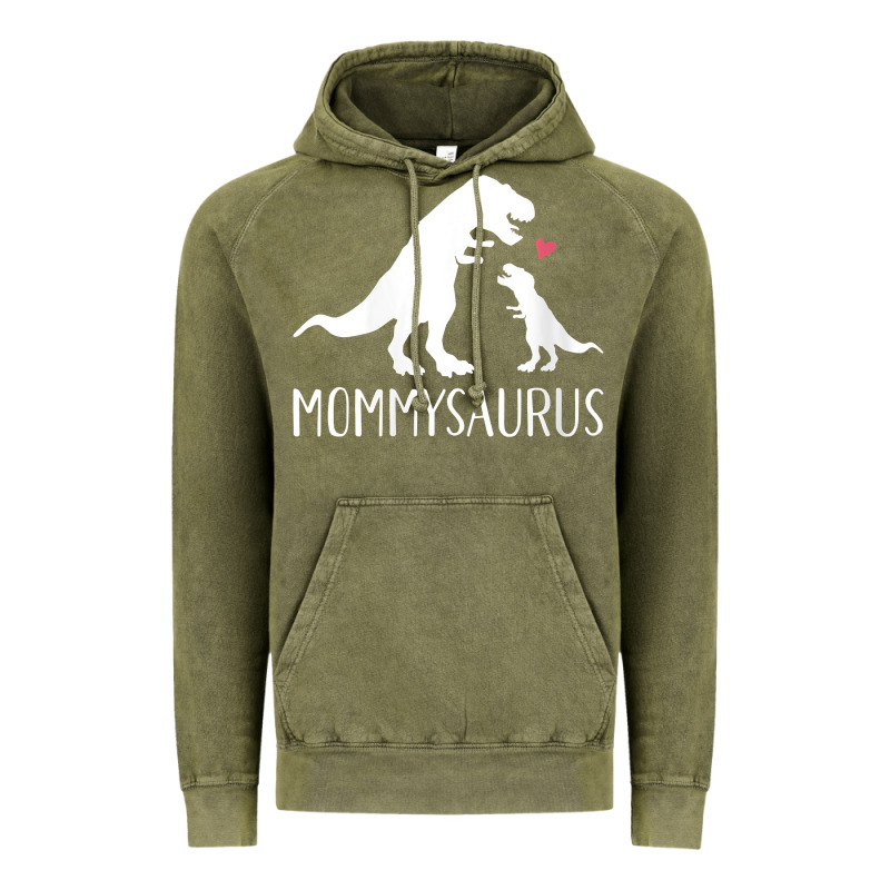 Womens Mommysaurus Mom And Baby Dinosaur V Neck T Shirt Vintage Hoodie by linhVisuals | Teevron