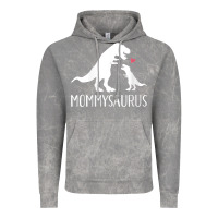 Cloud Rock womens mommysaurus mom and baby dinosaur v neck t shirt Vintage Hoodie - linhVisuals