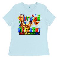 It's Ok To Be Different Autism Awareness Ladies Tee | Teevron