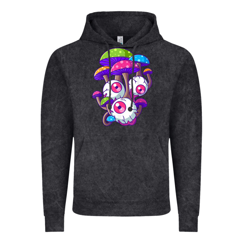 Psychedelic Mushroom Hippie Magic Fungus Shrooms Trance Rave T Shirt Vintage Hoodie by linhVisuals | Teevron