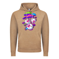 Vintage Coffee psychedelic mushroom hippie magic fungus shrooms trance rave t shirt Vintage Hoodie - linhVisuals