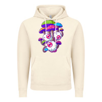 Vintage Artic psychedelic mushroom hippie magic fungus shrooms trance rave t shirt Vintage Hoodie - linhVisuals