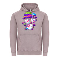 Vintage Zinc psychedelic mushroom hippie magic fungus shrooms trance rave t shirt Vintage Hoodie - linhVisuals