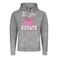 Cloud Rock this girl sells real estate realtor real estate agent broker t shirt Vintage Hoodie - linhVisuals