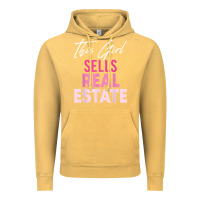 Vintage Mustard this girl sells real estate realtor real estate agent broker t shirt Vintage Hoodie - linhVisuals