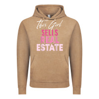 Vintage Coffee this girl sells real estate realtor real estate agent broker t shirt Vintage Hoodie - linhVisuals