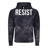 Cloud Black resist mens Vintage Hoodie - linhVisuals