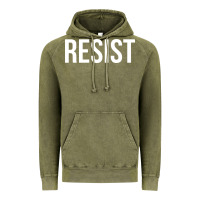 Vintage Olive resist mens Vintage Hoodie - linhVisuals