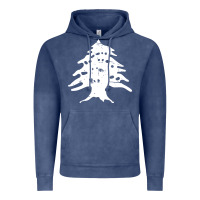 Vintage Denim retro lebanon cedar lebanese Vintage Hoodie - linhVisuals