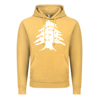 Vintage Mustard retro lebanon cedar lebanese Vintage Hoodie - linhVisuals