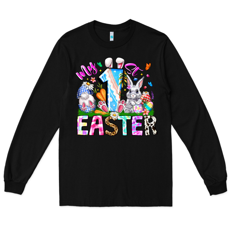 My 1st Easter Long Sleeve Tee by CowhideDigitalArt | Teevron