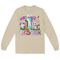 Mushroom My 1st Easter Long Sleeve Tee - CowhideDigitalArt