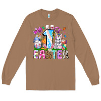 Toasted Coconut My 1st Easter Long Sleeve Tee - CowhideDigitalArt