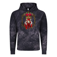 Cloud Black chicken chick king chicken wearing crown queen chicken animal 228 roos Vintage Hoodie - linhVisuals