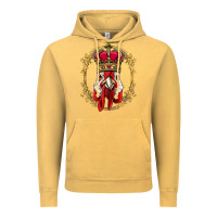 Chicken Chick King Chicken Wearing Crown Queen Chicken Animal 228 Roos Vintage Hoodie | Teevron