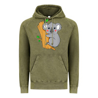 Vintage Olive kids cute koala bear   for children kids koala bear Vintage Hoodie - linhVisuals
