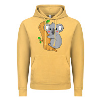 Vintage Mustard kids cute koala bear   for children kids koala bear Vintage Hoodie - linhVisuals