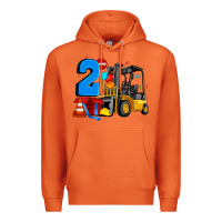 Carrot forklift birthday two Premium Hoodie - Artiststas