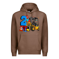 Chestnut forklift birthday two Premium Hoodie - Artiststas
