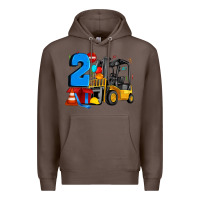 Coffee forklift birthday two Premium Hoodie - Artiststas