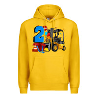 Lemon forklift birthday two Premium Hoodie - Artiststas