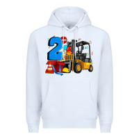 White forklift birthday two Premium Hoodie - Artiststas