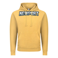 Vintage Mustard Newport School Vintage Hoodie - linhVisuals